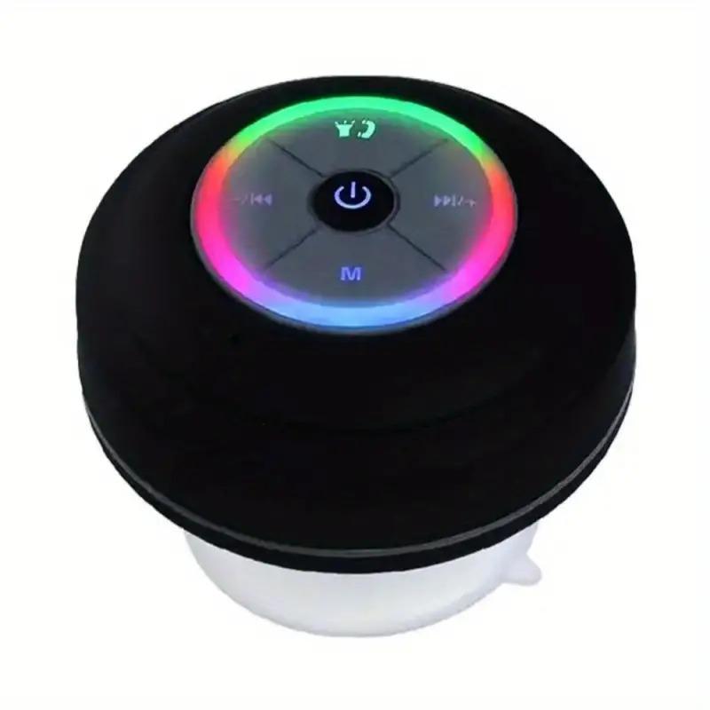 Bathroom wireless speaker, audio, music player, bathroom drain suction cup, USB charging, wireless Bluetooth player Smartphone  christmas gifts  christmas gift ideas  christmas 2024 ornament  boys christmas gifts boys christmas gifts boys christmas gifts