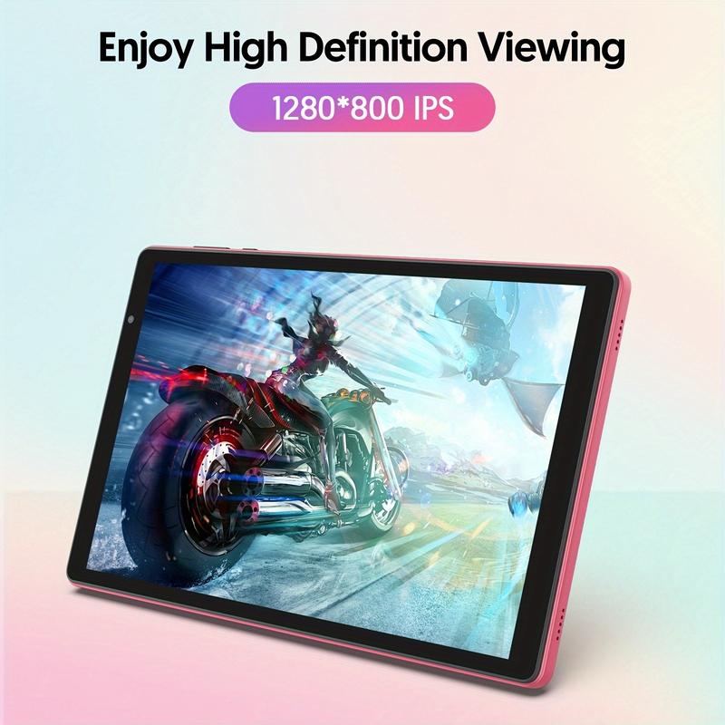 10.1 Inch Android 12 Tablet, 32gb Rom 1gb Expansion, Quad-Core Tablet, Wi-Fi MAh Long Battery Life, 1280*800 IPS HD Touch Screen and Dual Speakers, Google Certified Tablet, Dual Camera