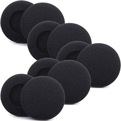 Foam Replacement for  and Standard Size Office Telephone Headsets H251 H251N H261 H261N H351 H351N H361 H361N Headphones Disposable Covers, 5 Pairs(Headphones not included)