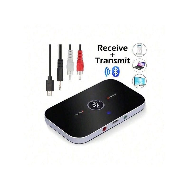 Bluetooth 5.0 Transmitter Receiver 2 IN 1 Wireless Audio 3.5mm Jack Aux Adapter