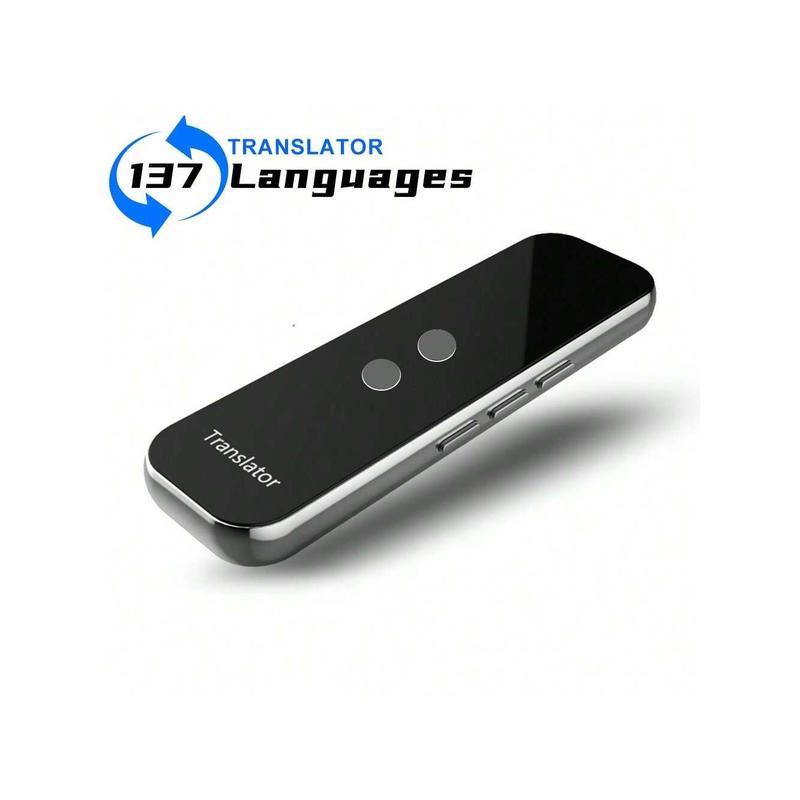 Instant Language Translator Device, Real-Time Two Way Language Translator, Ai Voice Translator Device In 137 Languages, Mini Pocket Translator For Learning Travel And Business Communications