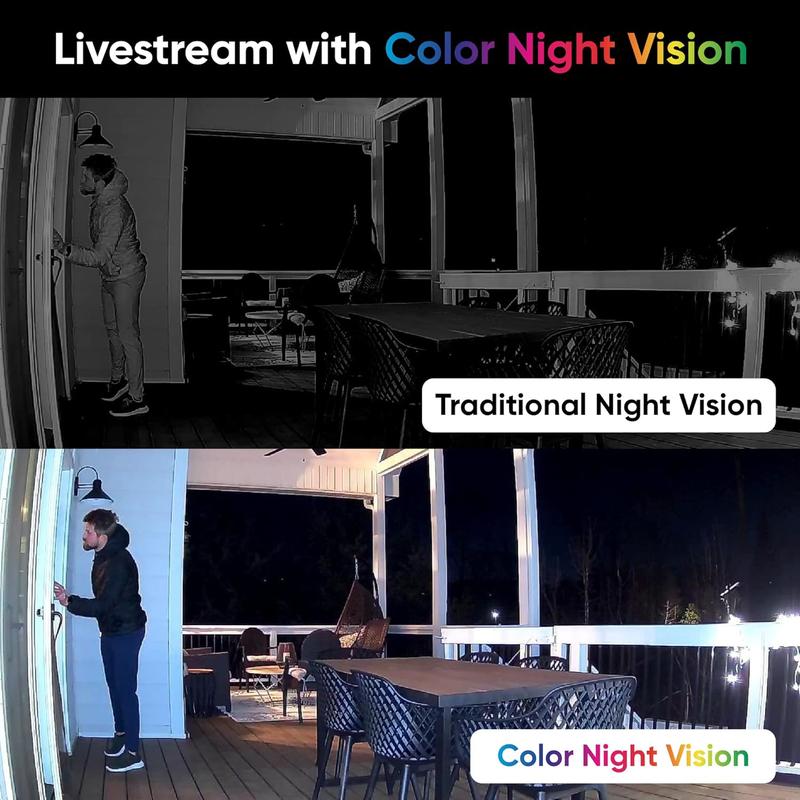 Wyze Cam OG Indoor Outdoor 1080p Wi-Fi Smart Home Security Camera with Color Night Vision, Built-in Spotlight, Motion Detection, 2-Way Audio, Compatible with Alexa & Google Assistant, White