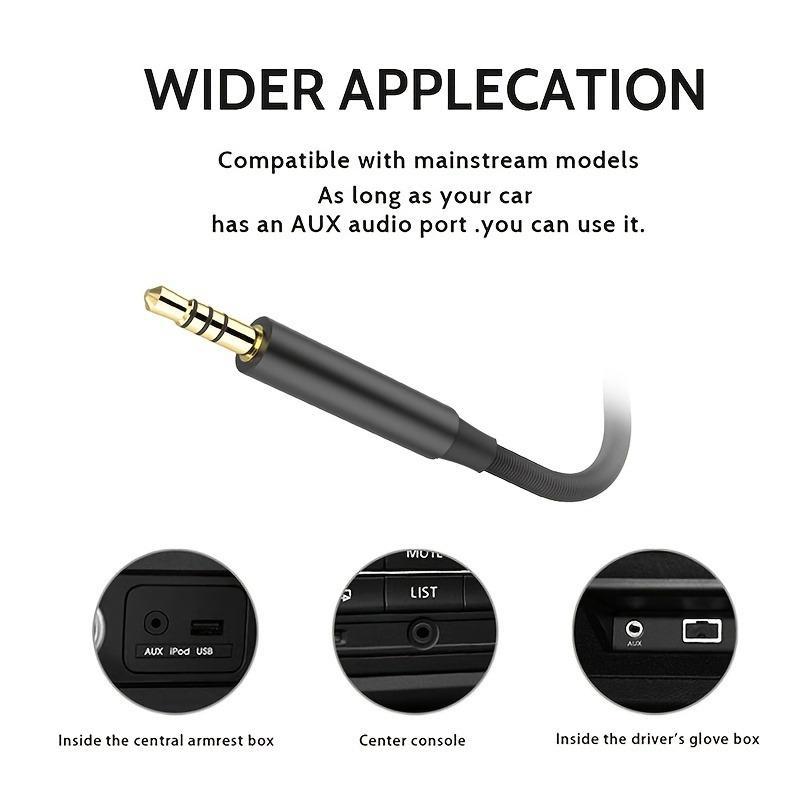 1m USB Type C to 3.5mm Female Headphone Jack Adapter, Portable USB-C To 3.55mm AUX Audio Cable, Phone Accessories for Home Car