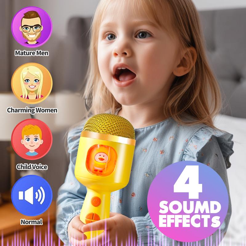 Bluetooth Karaoke Microphone Toy for Kids - Perfect Singing Microphone Toy for Children