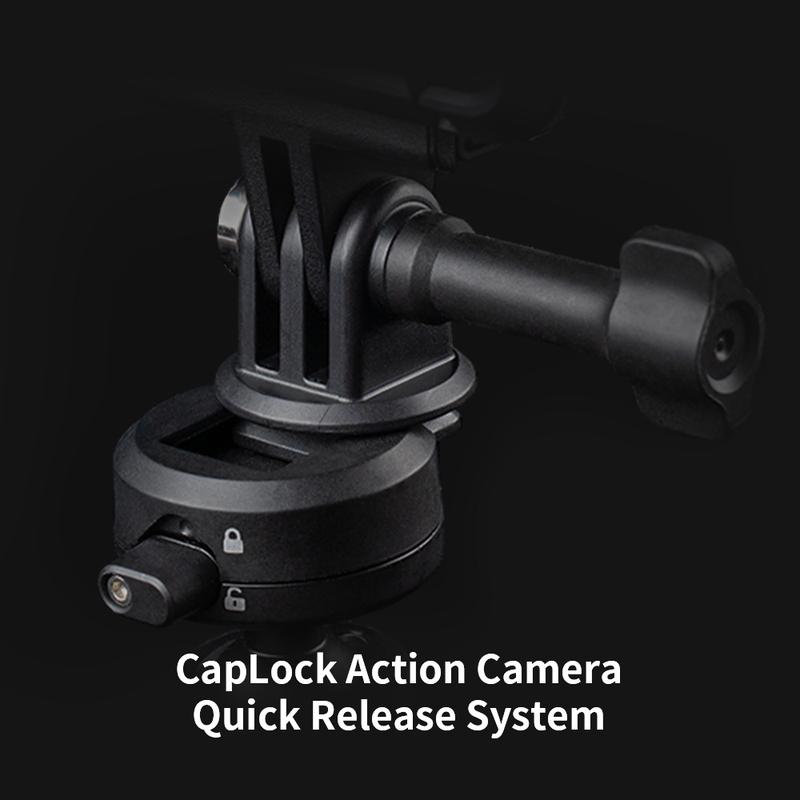 PGYTECH PGYTECH CapLock Three-arm Suction Mount Compatible for DJI OSMO Action 4 3 2, Gopro Hero 12 11 10 9, OSMO Pocket 3 2, Action Camera for Insta360 ONE RS R ONE X3 X2 with 1 4