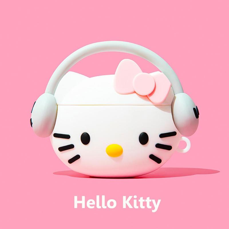 SANRIO Cute Cartoon Design Earphone Case, Silicone Earphones Protective Cover, Earphone Protector for AirPods 1 2 3 Pro2 Pro