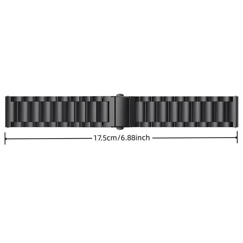 Stainless Steel Watch Band (Band Only), 1 Count Replacement Watch Band for Fitbit Versa  Versa2 Versa Lite, Smart Watch Accessories