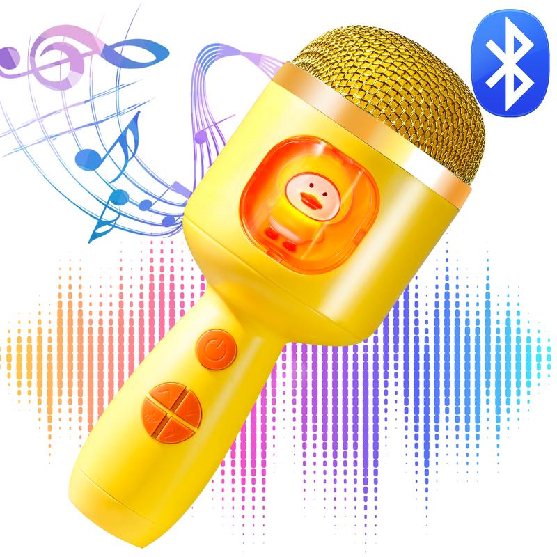 Bluetooth Karaoke Microphone Toy for Kids - Perfect Singing Microphone Toy for Children