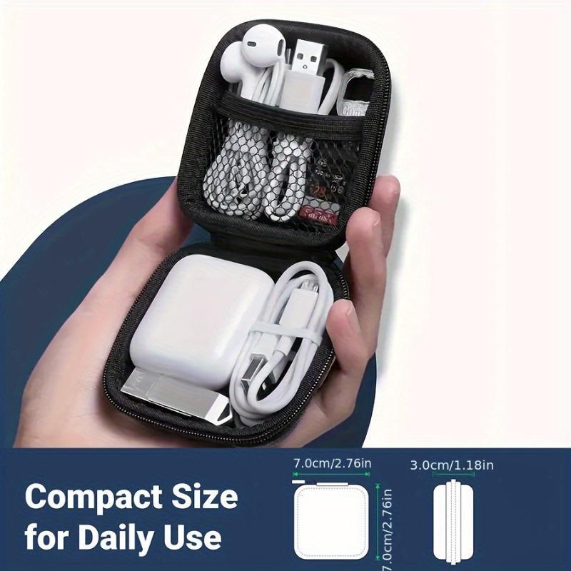 Portable Lightweight Earphone Case, Wireless Headphone Storage Bag, Solid Color Earphone Storage Case, Wireless Earphone Accessories