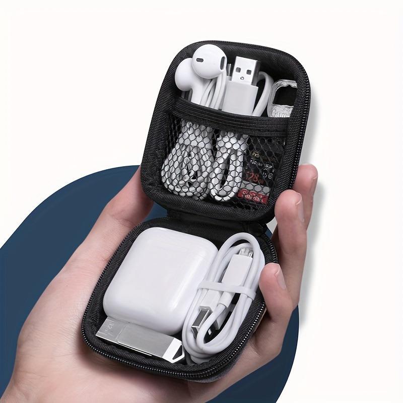 Portable Lightweight Earphone Case, Wireless Headphone Storage Bag, Solid Color Earphone Storage Case, Wireless Earphone Accessories