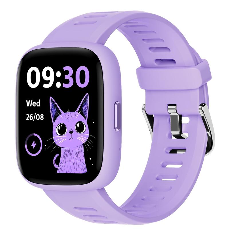 BIGGERFIVE Kids Smart Watch for Children No APP No Phone Needed, Fitness Tracker Watch Pedometer, Heart Rate, Sleep Monitor, IP68 Waterproof, Step Counter, Puzzle Games for Girls Boys Teens 5-16