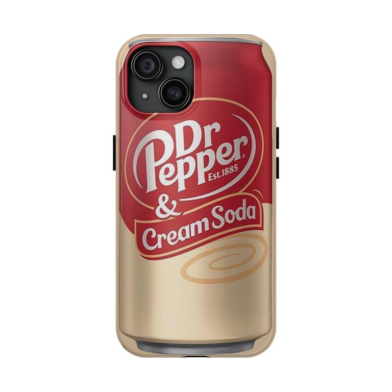 Dr Pepper Tough Phone Cases For iPhone 16, 15, 14, 13, 12, 11, 8, X,  Perfect Fit And Durable, Gift Ideas,  XMas gift