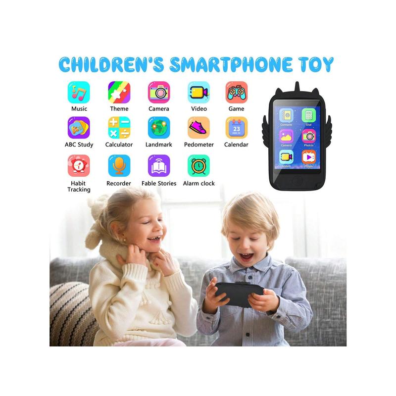 Children Mobile Phone With 19 Learning Game 2.8in Touch Screen Kids Cell Phone Smartphone With Calls SOS MP3 Camera Calculator Pedometer Smartphone Birthday Gifts For Girls Boys 3 4 5 6 7 8 9 Years Old