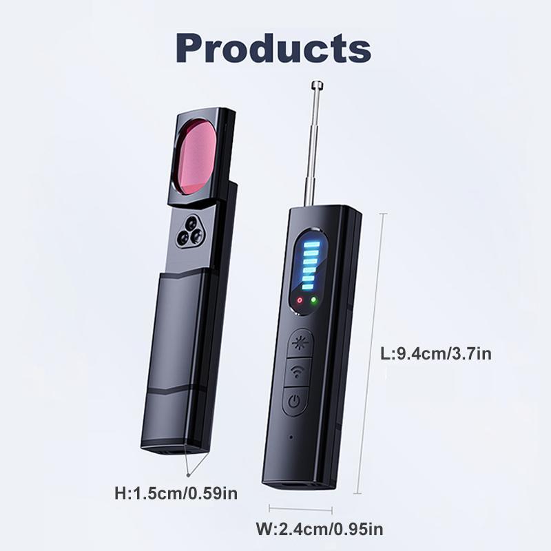 Hidden Camera Detector, Hidden Camera & GPS Tracker Detector with 5 Sensitivity Levels & Professional Mode, Suitable for Office, Hotel, Bathroom