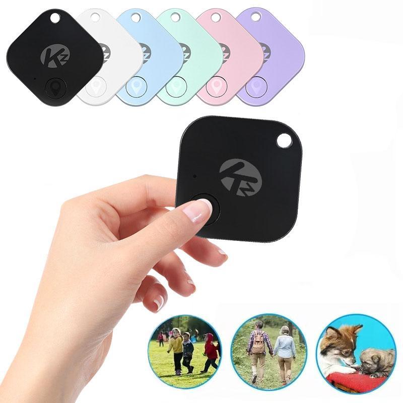 Mini GPS Tracker, Mini Key Finder, Wireless Anti-lost Alarm Sensor Device, Remote Control Finder, Suitable for Locating Phone Key Wallet Luggage