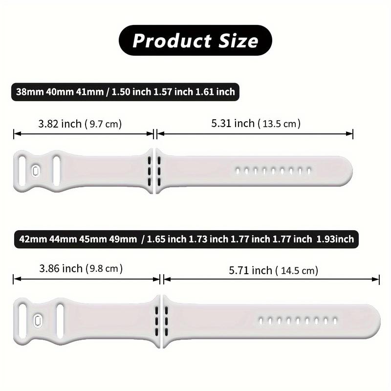 Fashionable Print Design Smart Watch Band (Band Only), 1 Count Durable & Easy to Wear Silicone Watch Band, Replacement Watch Band Compatible with Apple Watch Series