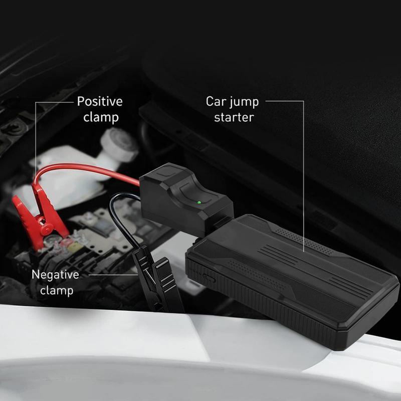 Car Jump Starter and Booster with Dual Lighting Modes, Portable Battery Pack, and Safety Features for Roadside Emergencies peak jump box