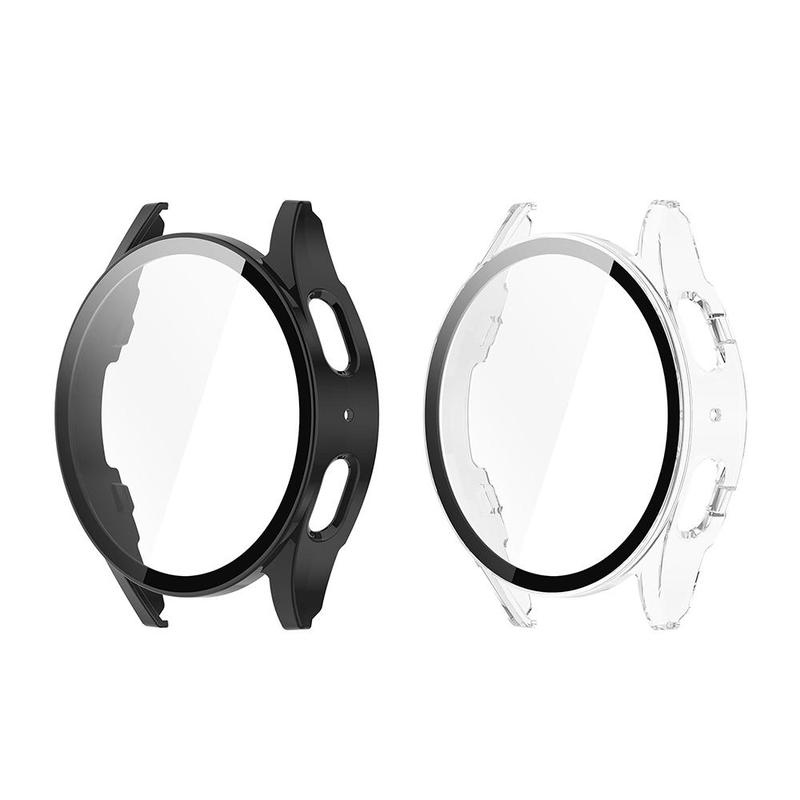 Screen Protector Case, 2 Counts All-around Cover Screen Protector, Smart Watch Accessories for Samsung Galaxy Watch 7 40mm 44mm