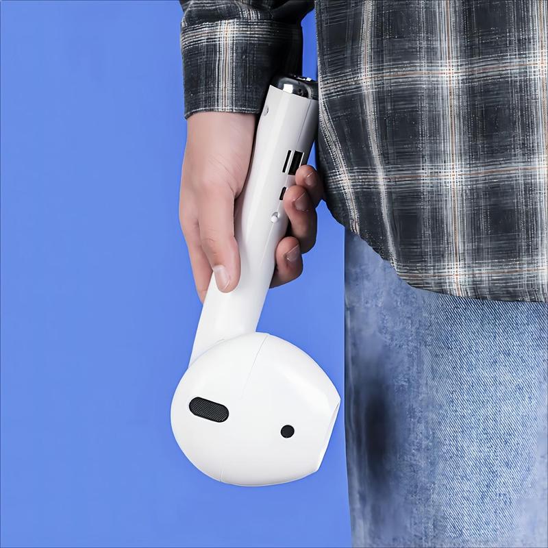 2024 New Wireless Earphone Shape Speaker, USB Charging Support Microphone FM Radio TF Card Wireless Loudspeaker, 360° Stereo HiFi Sound Portable Speaker