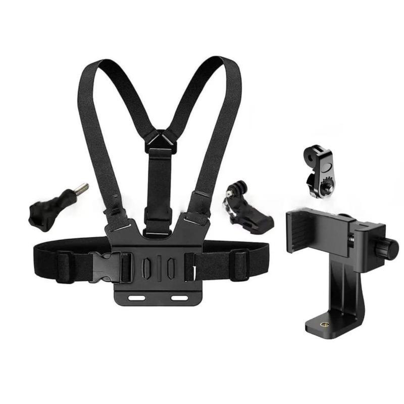 New Magnetic Neck Mount for Phones, Neck Cell Phone Holder POV Vlog Selfie Mount Hand Free Phone Neck Holder Chest Stand Strap Video Recording for iPhone 15 14 13 12 Series Android Phones,Action Camera Accessories Smartphone