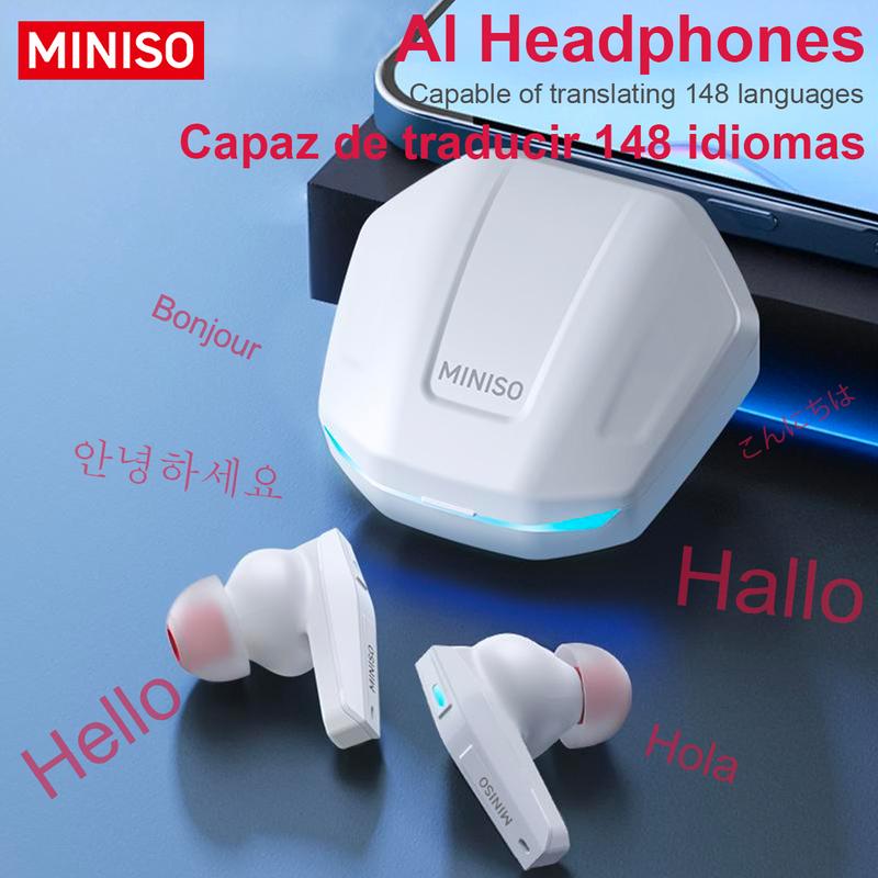 MINISO GM2Pro Translation Earbuds In Ear TWS Wireless Bluetooth Earphones Support 148 Languages Real Time Bluetooth Translation Game And Music Duel Mode