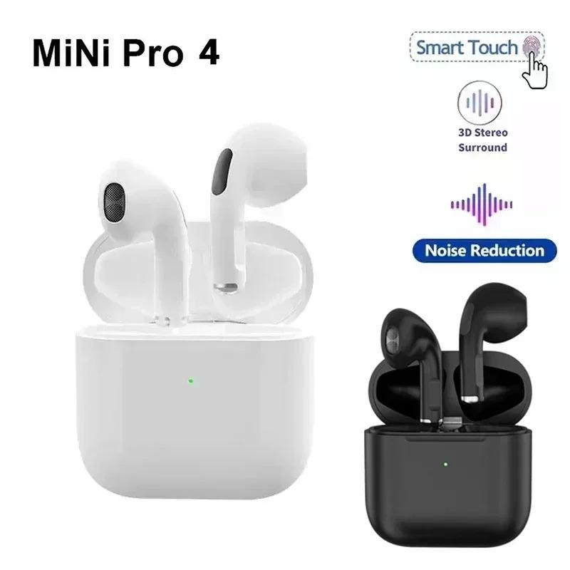 2024NEW Pro 4 Wireless Bluetooth Earphones Headphones Mini Earpone Headset For PC Android Apple iPhone Earbuds Accessories