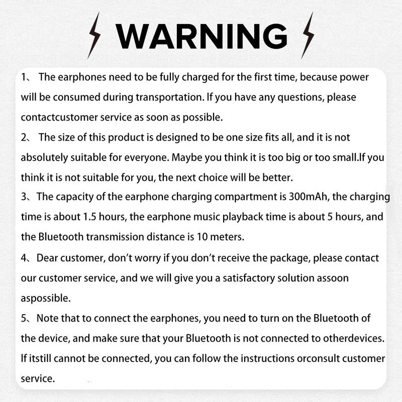 Transformers TF-T01 Wireless Headset, In-ear Deign Low Latency Headset, TWS Wireless HiFi Stereo Headset with Microphone, Stocking Fillers Gift