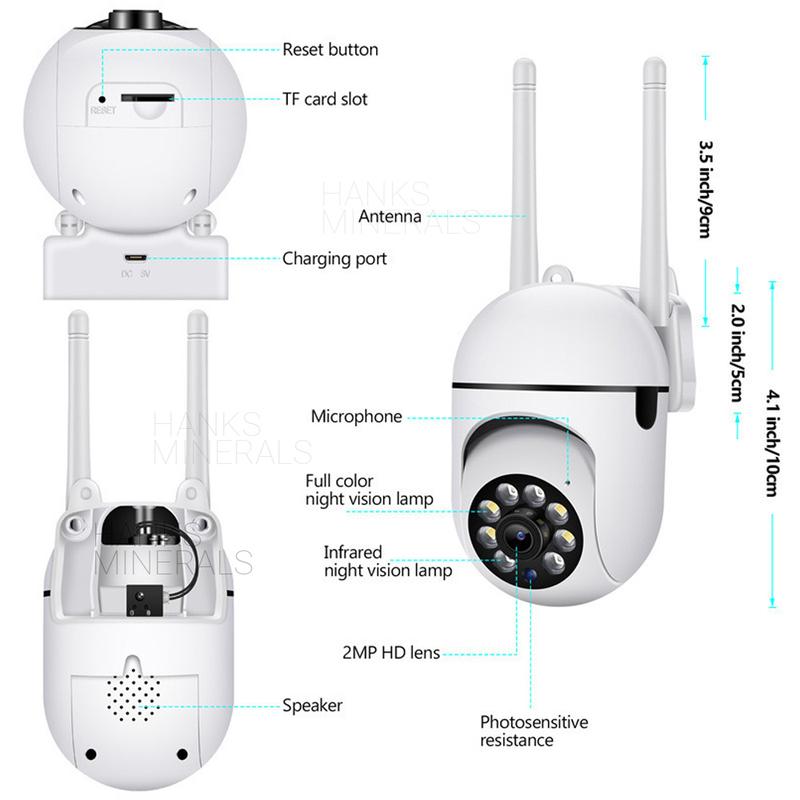 4-Pack Wireless 5G WiFi Security Camera System Smart Outdoor Night Vision 1080P