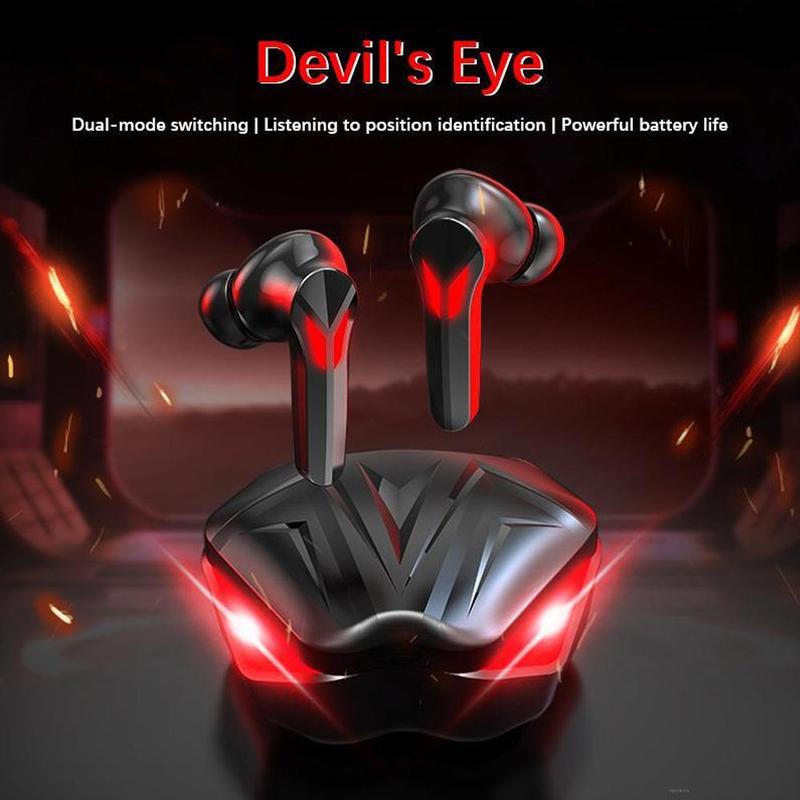 Wireless In-ear Design Earphone, TWS Low latency Earphone with Digital Display, Bluetooth-compatible Gaming Earphone for Sports