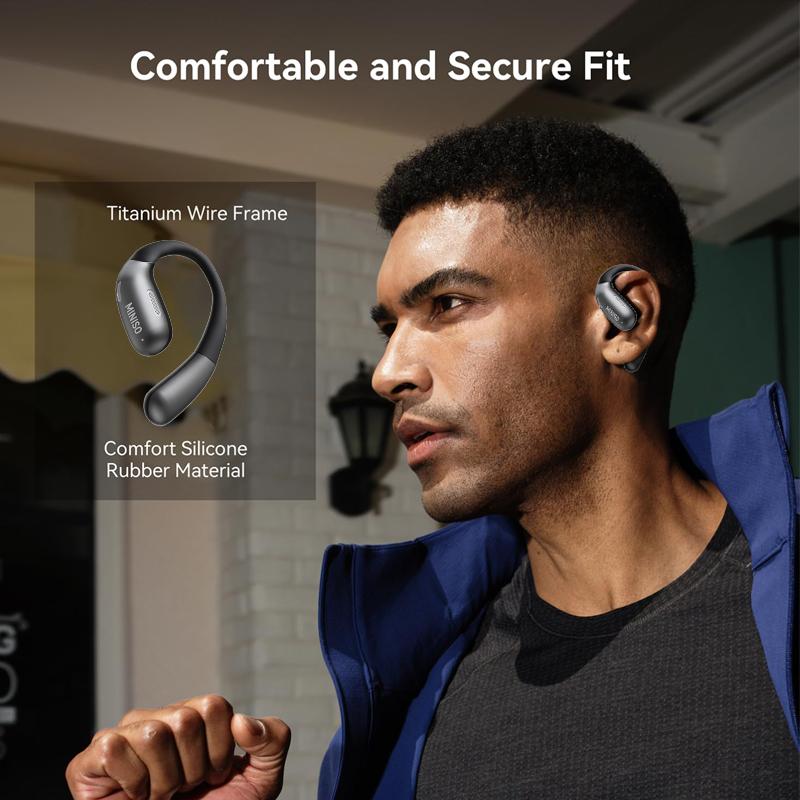 MINISO X28 AI Translation Wireless Bluetooth Earbuds Support 135 Languages Real Time Bluetooth Translation HIFI Sound Quality IPX5 Waterproof Wireless Gaming Headphones for Gaming Travel Sports Built-in Mic Headset Compatible with Phone Computer