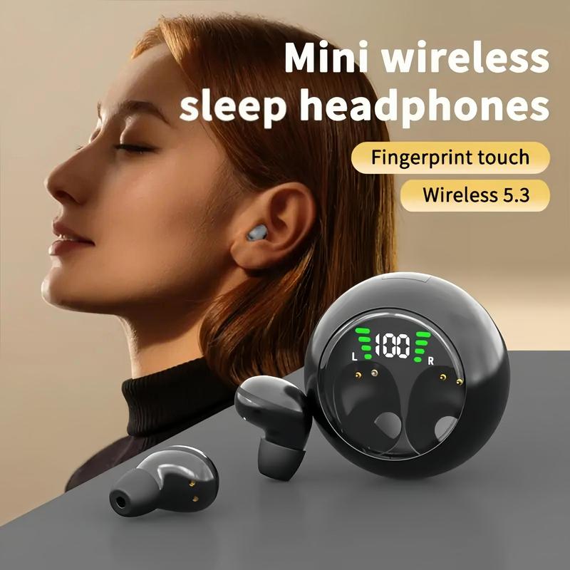 Wireless Earphone, In-ear Design Earbuds with LED Charging Case, Stereo Sound Earphone with Built-in Mic for Sports, Work, Travel