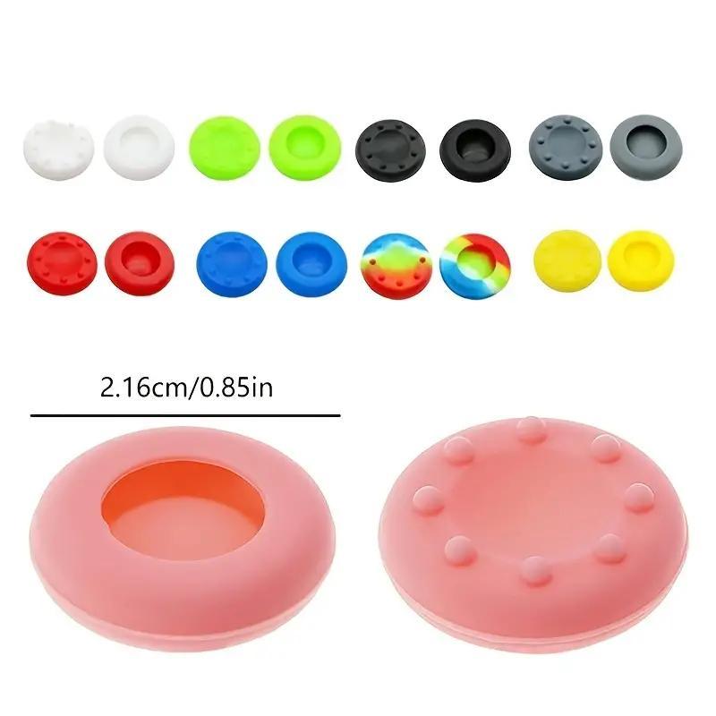 Random Color Silicone Thumb Grip Stick, 20pcs Thumb Wheel Grip for Xbox One XBOX360 PS4 PS3 Controllers