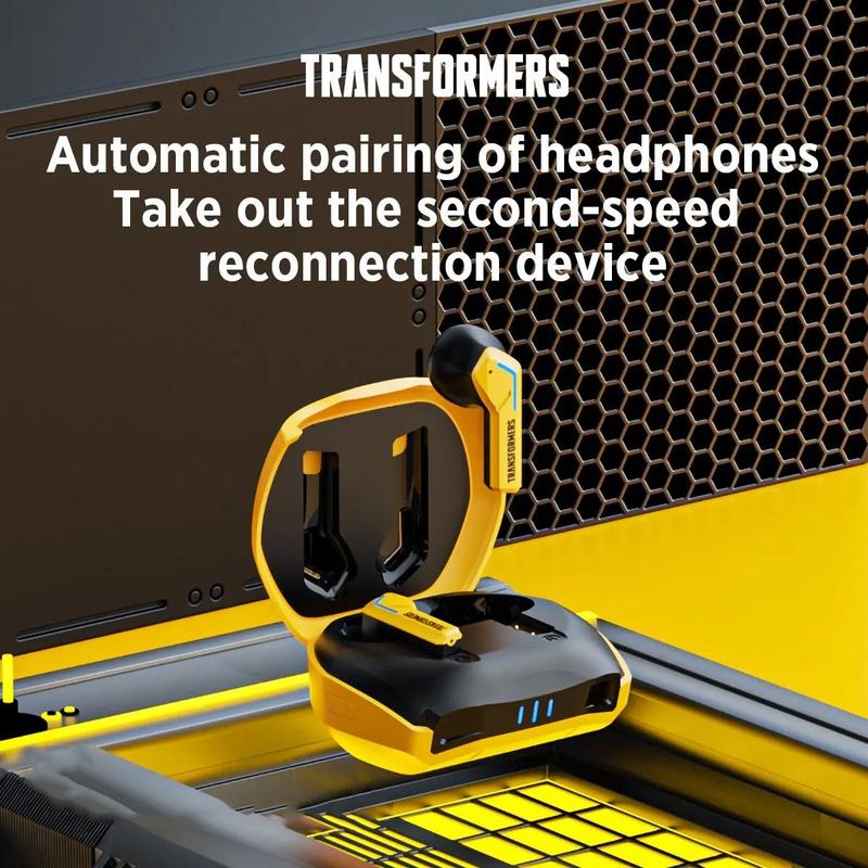 Transformers In-ear Wireless Noise Cancelling Headphones, HiFi Stereo Sound Audio Earphone, Gaming & Music Dual Modes BT Earbuds Headset, Gaming Headsets, Wireless Headphones for Gym, Electronic Gifts, Stocking Fillers, Gaming Earpod