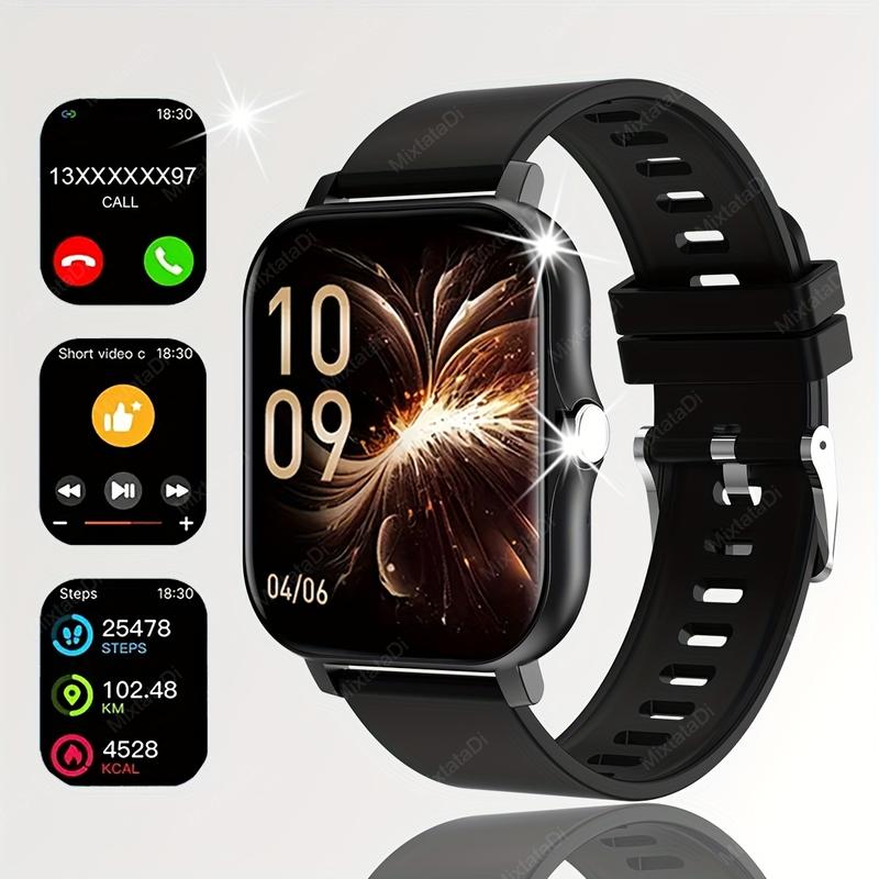 Smart watch, multifunctional smart watch, wireless call wireless music, message reminder, custom dial wallpaper and other functions, unisex, suitable for Android and iPhone phones.Christmas gifts, New Year gifts