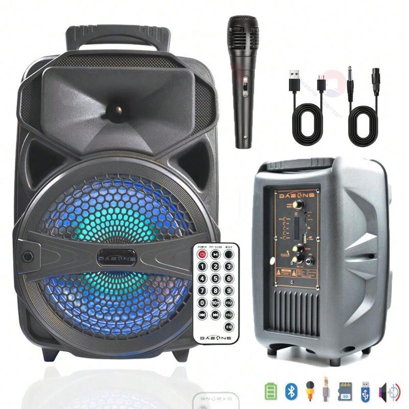 Wireless Portable FM Bluetooth Speaker Heavy Bass Sound System Party