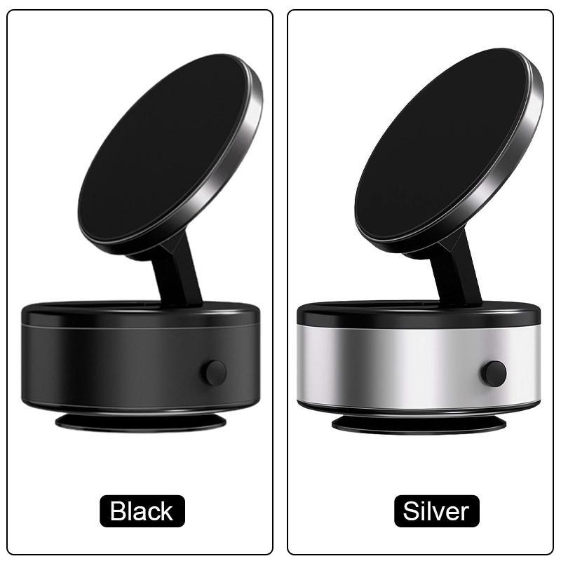 360 Degree Rotatable Car Magnetic Phone Holder, Electric Vacuum Magnetic Suction Car Phone Mount, Vacuum Glass Mirror Adsorption Magnetic Suction Cup Car Phone Mount for Windshield Dashboard