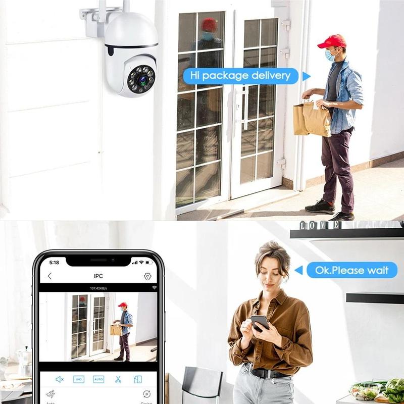 3MP 2.4G 5G IP WiFi Camera, Outdoor Smart Home Security Camera, Waterproof External Security Wireless Camera