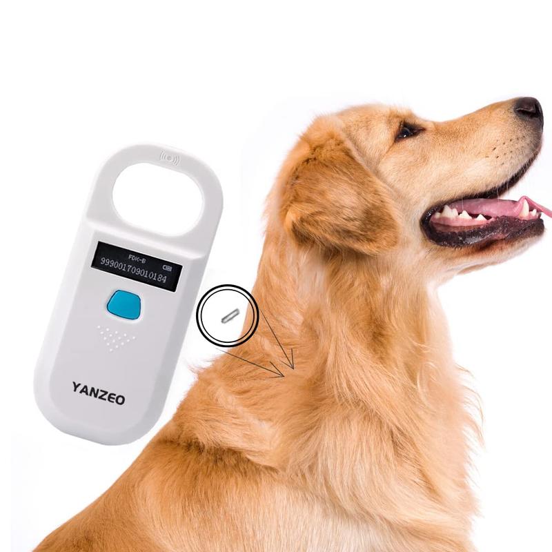 Pet Dog Chips Scanner Horse Label Tag ID Identification Reader For Poultry Ma