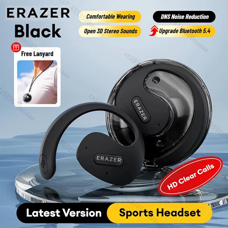 ERAZER TWS Sports Wireless Earphones - Bluetooth Headphones with Waterproof and High-Quality Sound Bluetooth 5.4 Headphones TWS Sports Earphone