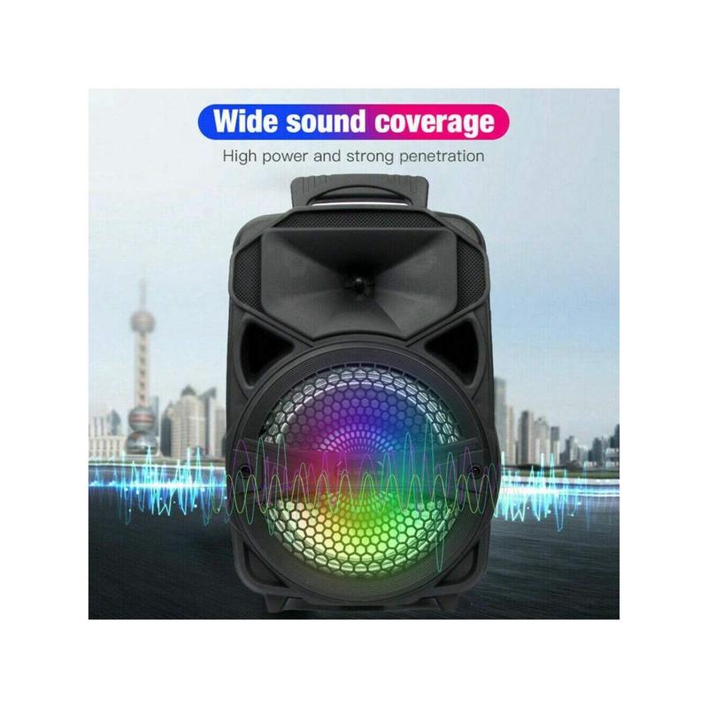 Wireless Portable FM Bluetooth Speaker Heavy Bass Sound System Party