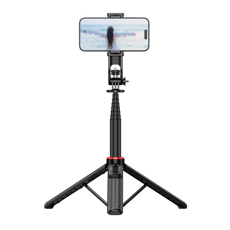 Phone Tripod & Selfie Stick, Multipurpose Travel Tripod with Wireless Remote, Cell Phone Tripod Stand for Video Recording  Selfie Photo Live Stream Vlog