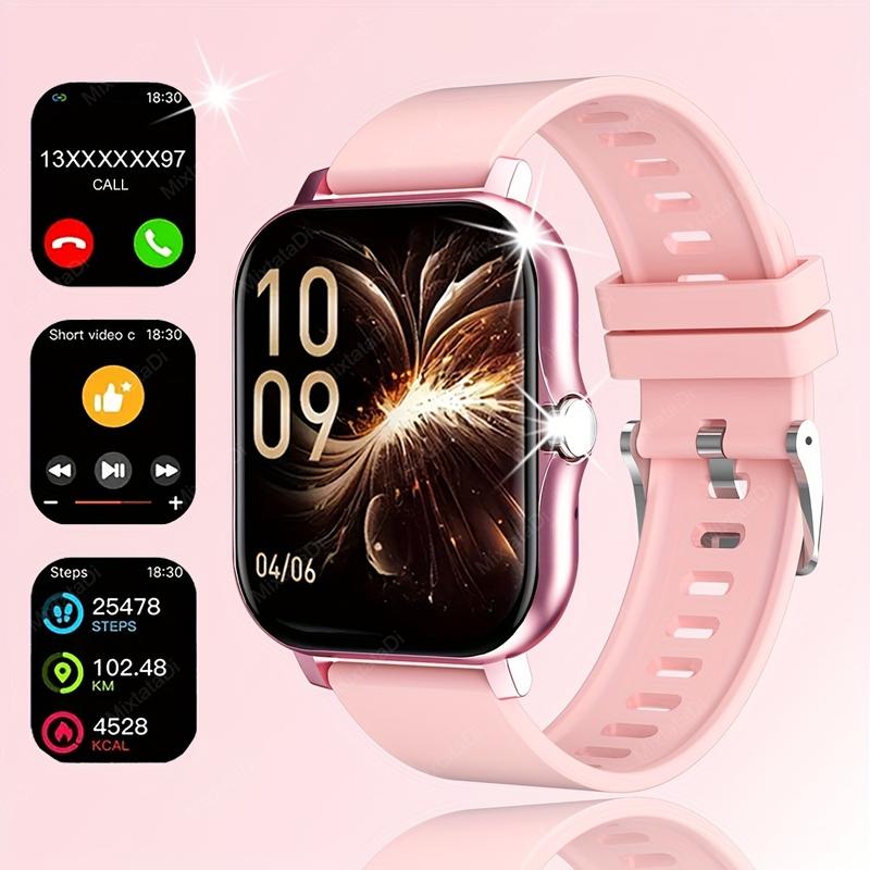 Smart watch, multifunctional smart watch, wireless call wireless music, message reminder, custom dial wallpaper and other functions, unisex, suitable for Android and iPhone phones.Christmas gifts, New Year gifts