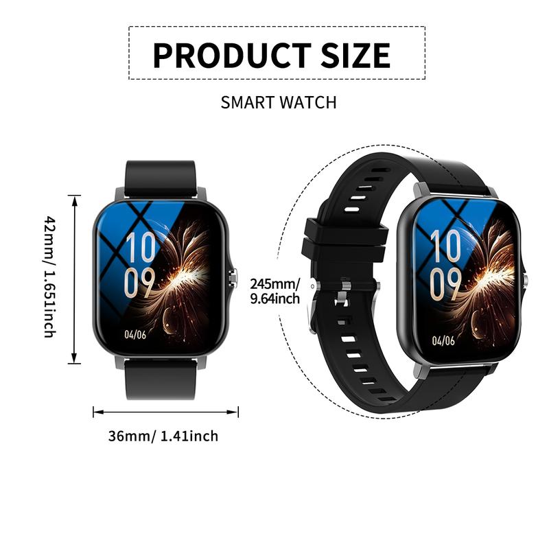 Smart watch, multifunctional smart watch, wireless call wireless music, message reminder, custom dial wallpaper and other functions, unisex, suitable for Android and iPhone phones.Christmas gifts, New Year gifts