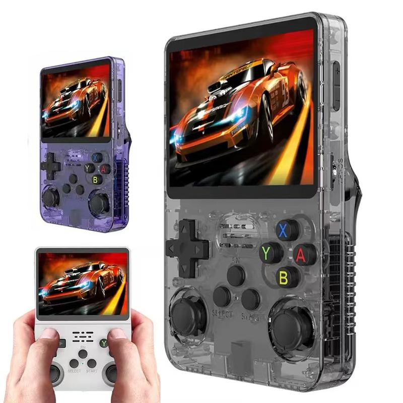 R36S Open Source Handheld Game Console HD Retro Arcade 3D Dual System Joystick Handheld Linux System 3.5-inch Scre Portable Retro Game Console Christmas Coolest Gift Black Friday Promotion Protection