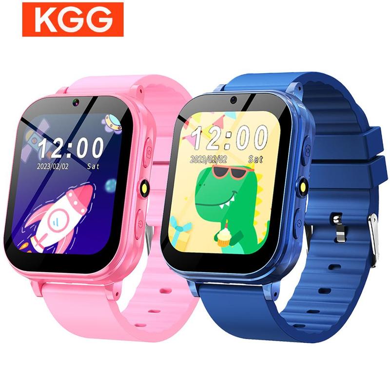 KGG Smart Watch for Students, Fashionable Digital Watch with Flashlight & Music Video Player, Pedometer Habit Tracking Sports Watch for Boys & Girls