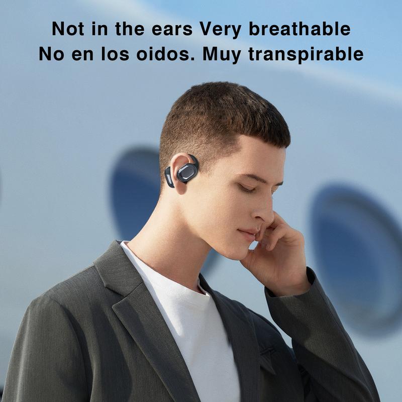 ZIHNIC AI Translation Wireless Bluetooth Open-Ear Earbuds, OWS Headphones Support 135 Languages,Automatic Translation Bluetooth V5.4 Earphones Support Phone Calls Music, AI Chat