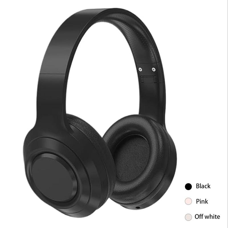 Foldable Wireless Headphone, On-ear Design Bluetooth-compatible Headset with Built-in Microphone, Noise Cancelling Headphone for Sports, Music, Travel, Fall Gift