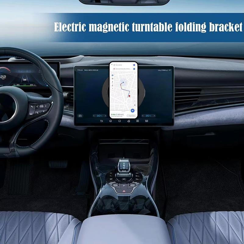 Car Magnetic Phone Holder, 360° Rotatable Phone Car Holder, Universal Magnetic Mount Bracket, Vacuum Adsorption Car Phone Holder