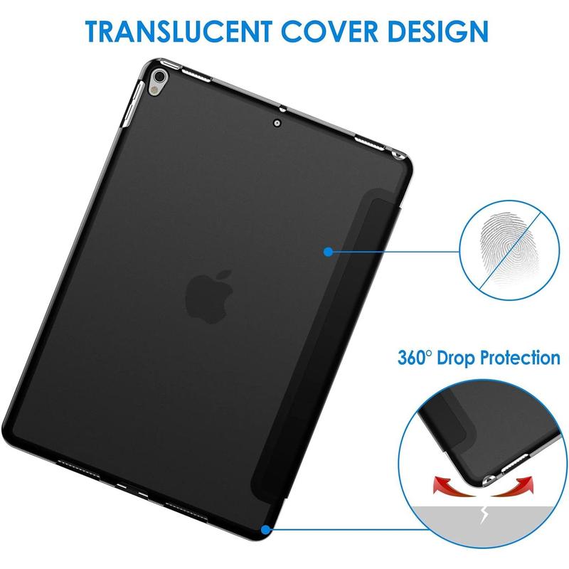 Case for IPad Pro 10.5-Inch and IPad Air 3 (10.5-Inch 2019, 3rd Generation),Cover Auto Wake Sleep Cover (Black) Computer Tablet