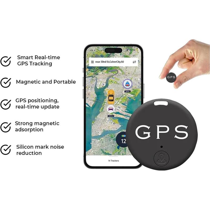 Mini Magnetic GPS tracker, GPS tracker strong magnetic car tracking anti-lost, mini worldwide GPS tracker, smart key finder locator, GPS tracking device (3PCs)